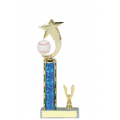 Trophies - #Baseball Shooting Star Spinner C Style Trophy
